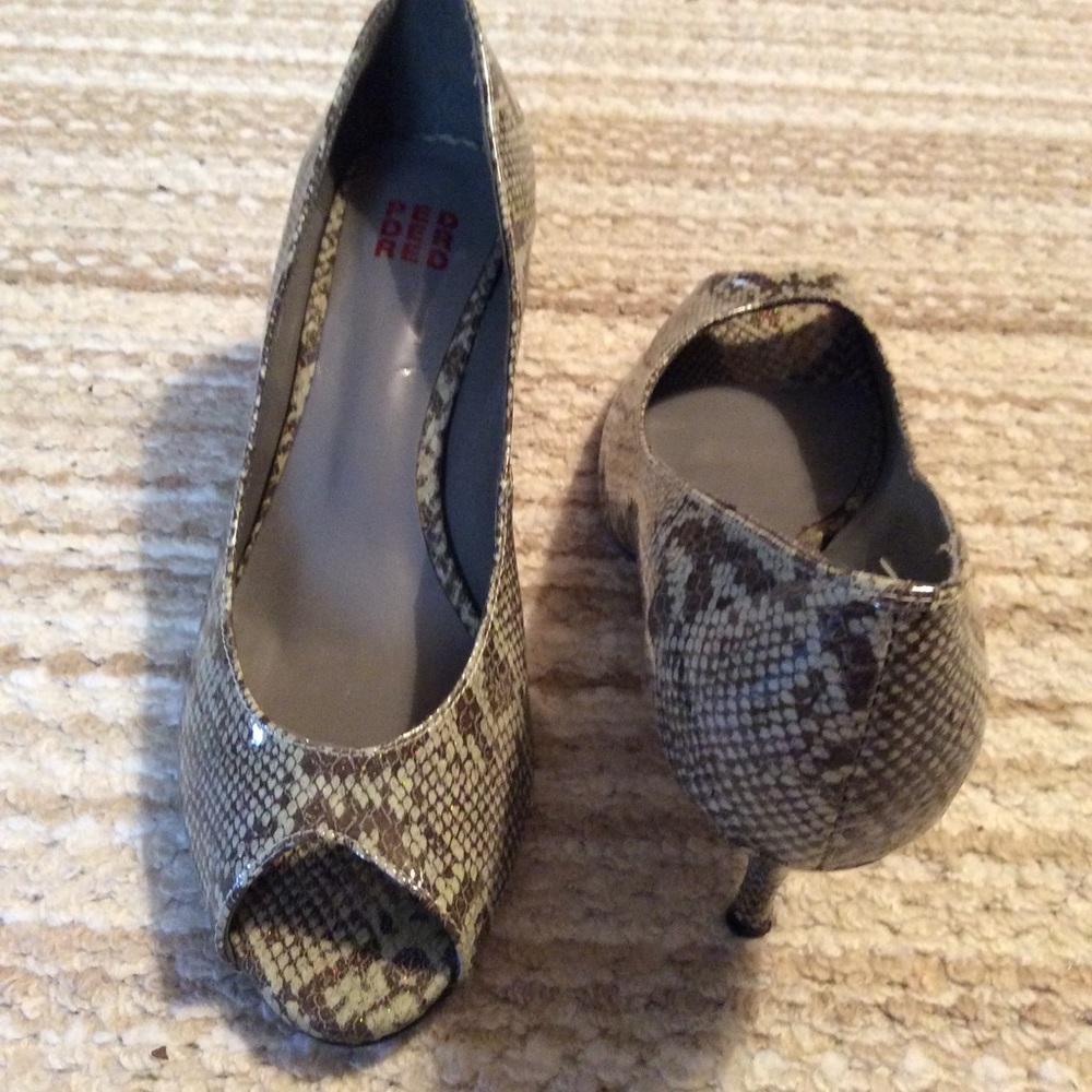 Pedder Red pewter design shoes